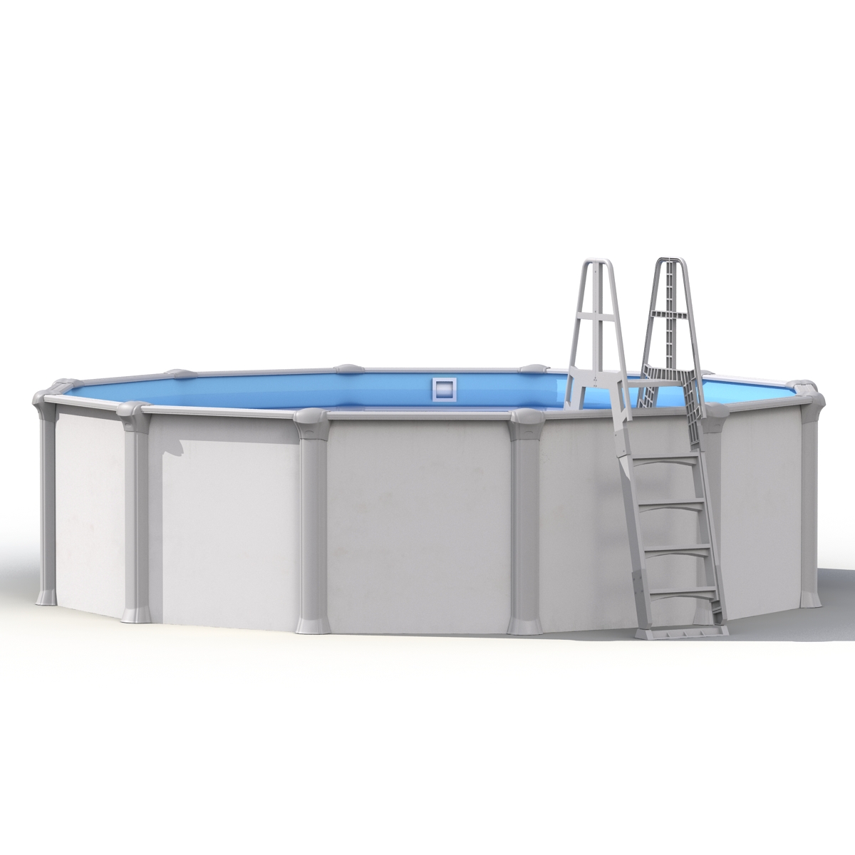 3D Above Ground Swimming Pool 2 model