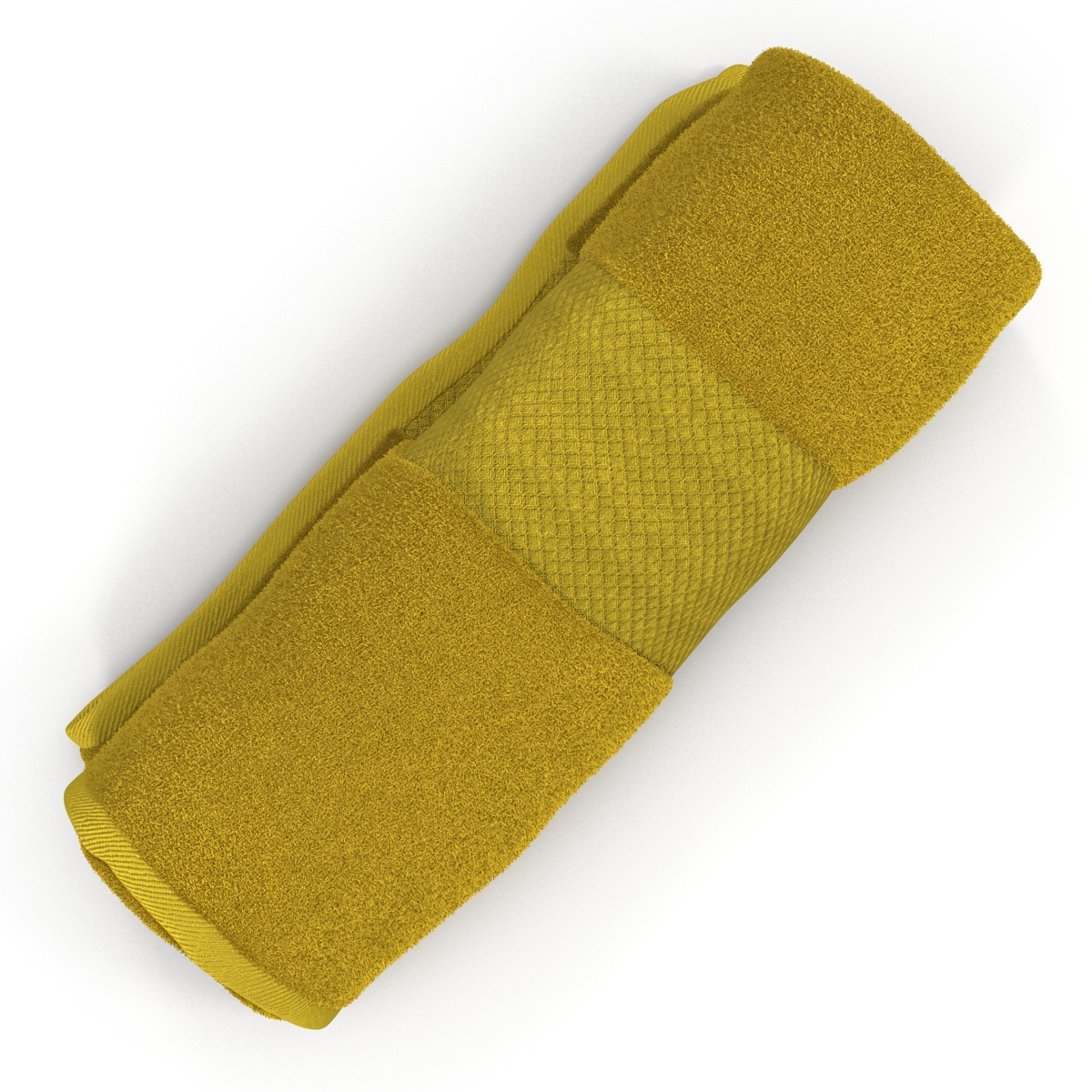 Rolled Towel Yellow 3D model