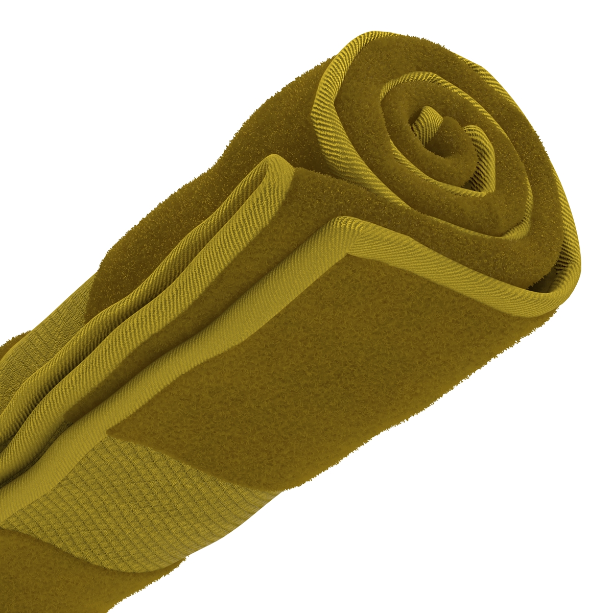 Rolled Towel Yellow 3D model