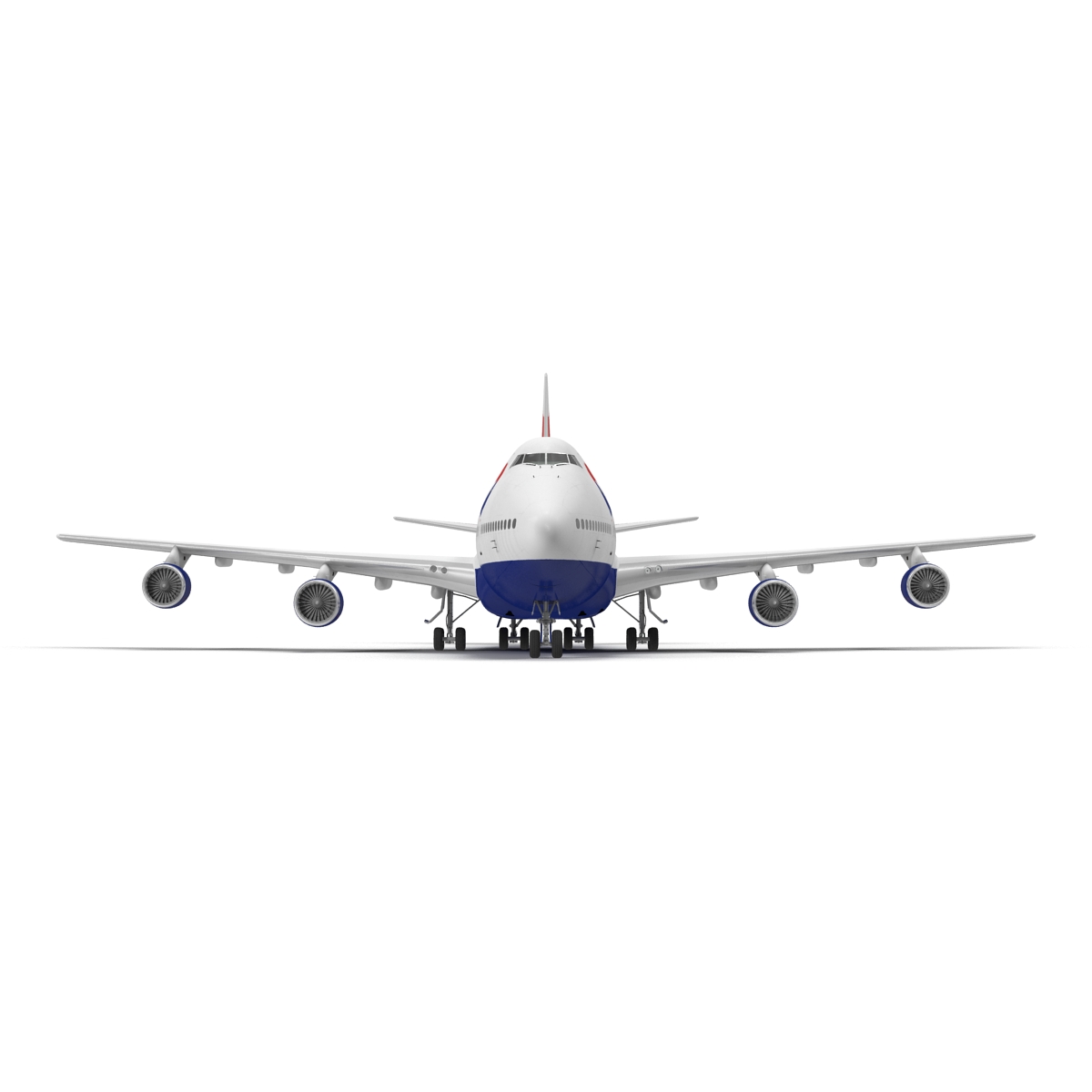 3D Boeing 747 100B British Airways