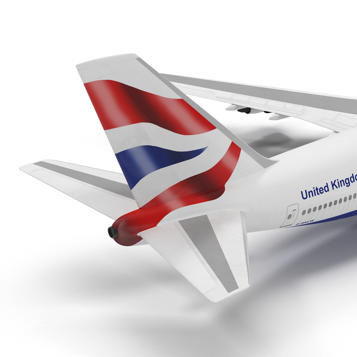 3D Boeing 747 100B British Airways