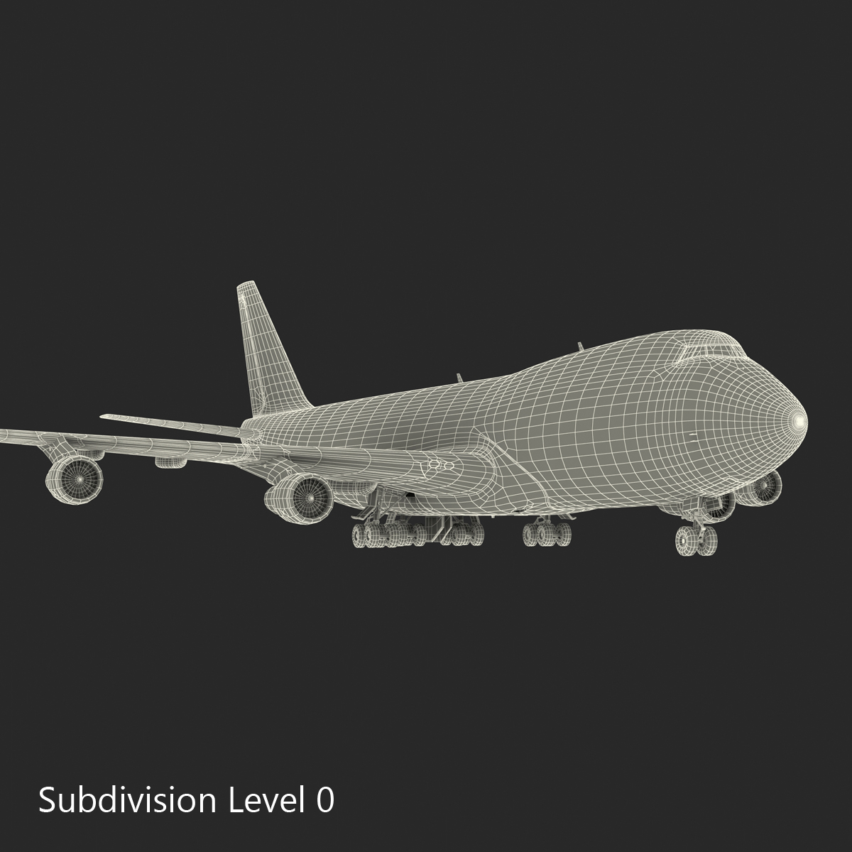 3D Boeing 747 100B British Airways