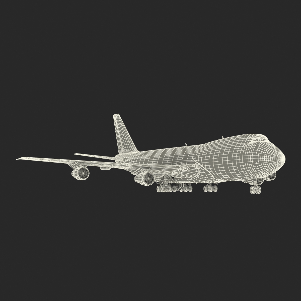 3D Boeing 747 100B British Airways