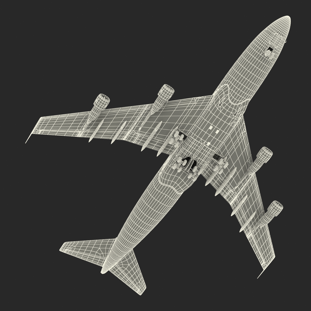 3D Boeing 747 100B British Airways