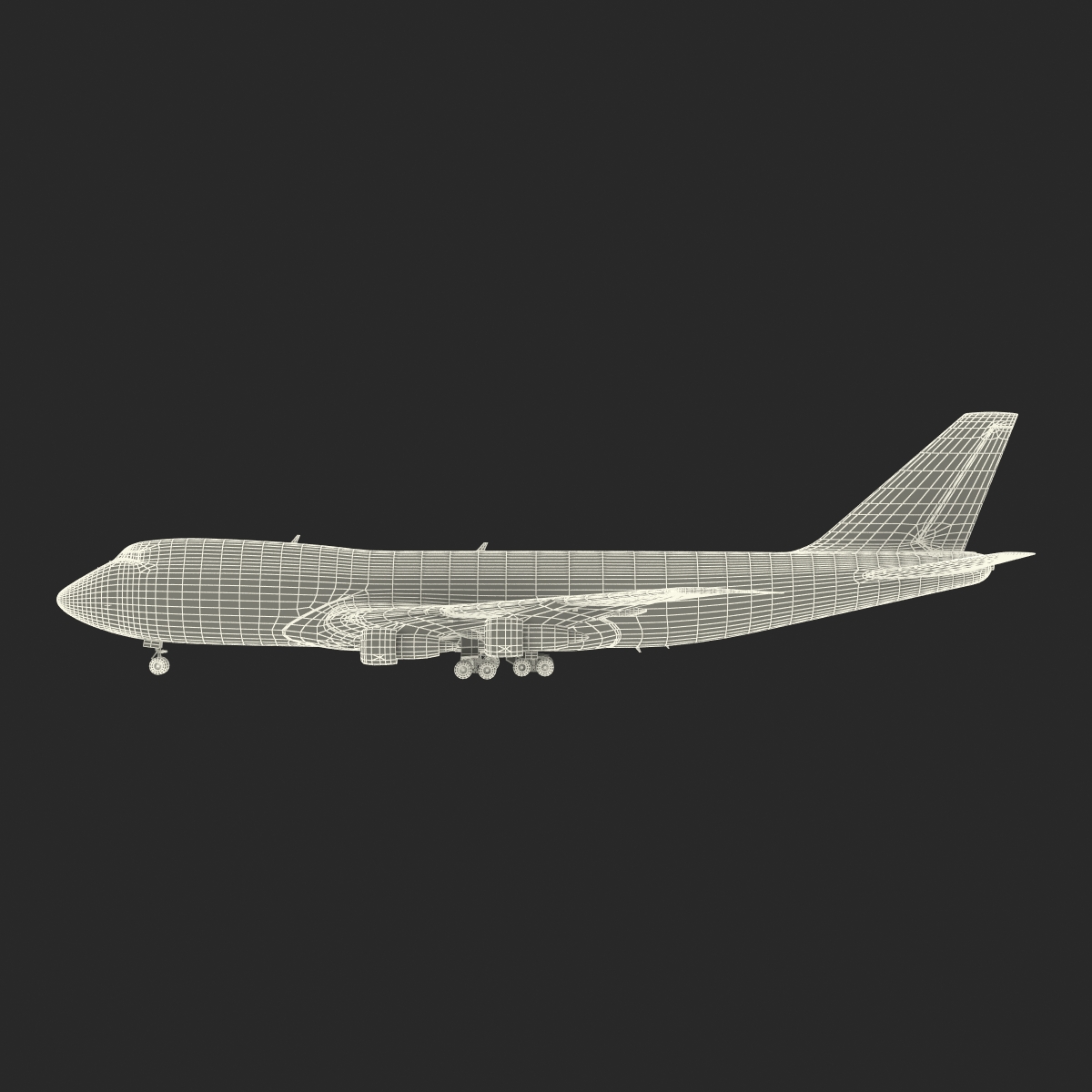 3D Boeing 747 100B British Airways