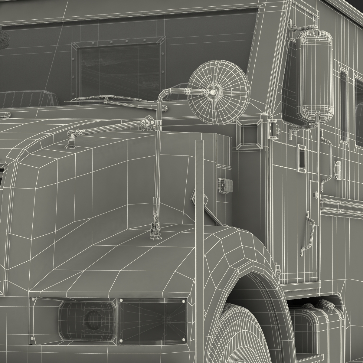 3D Bank Armored Car Rigged model