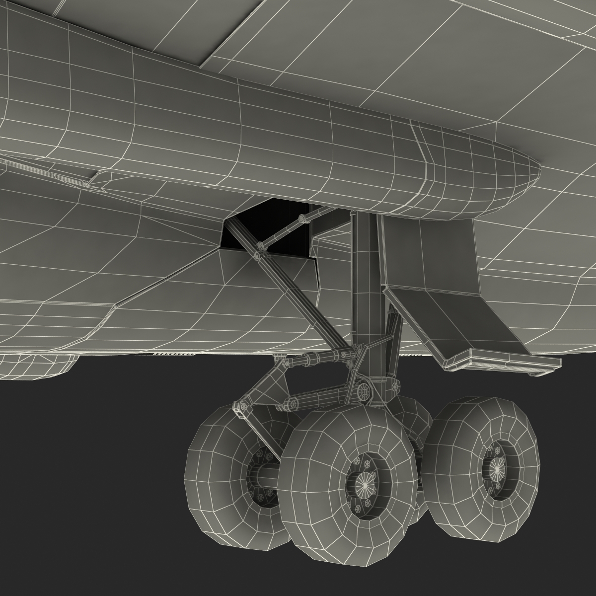 3D Boeing 747 100B British Airways Rigged model