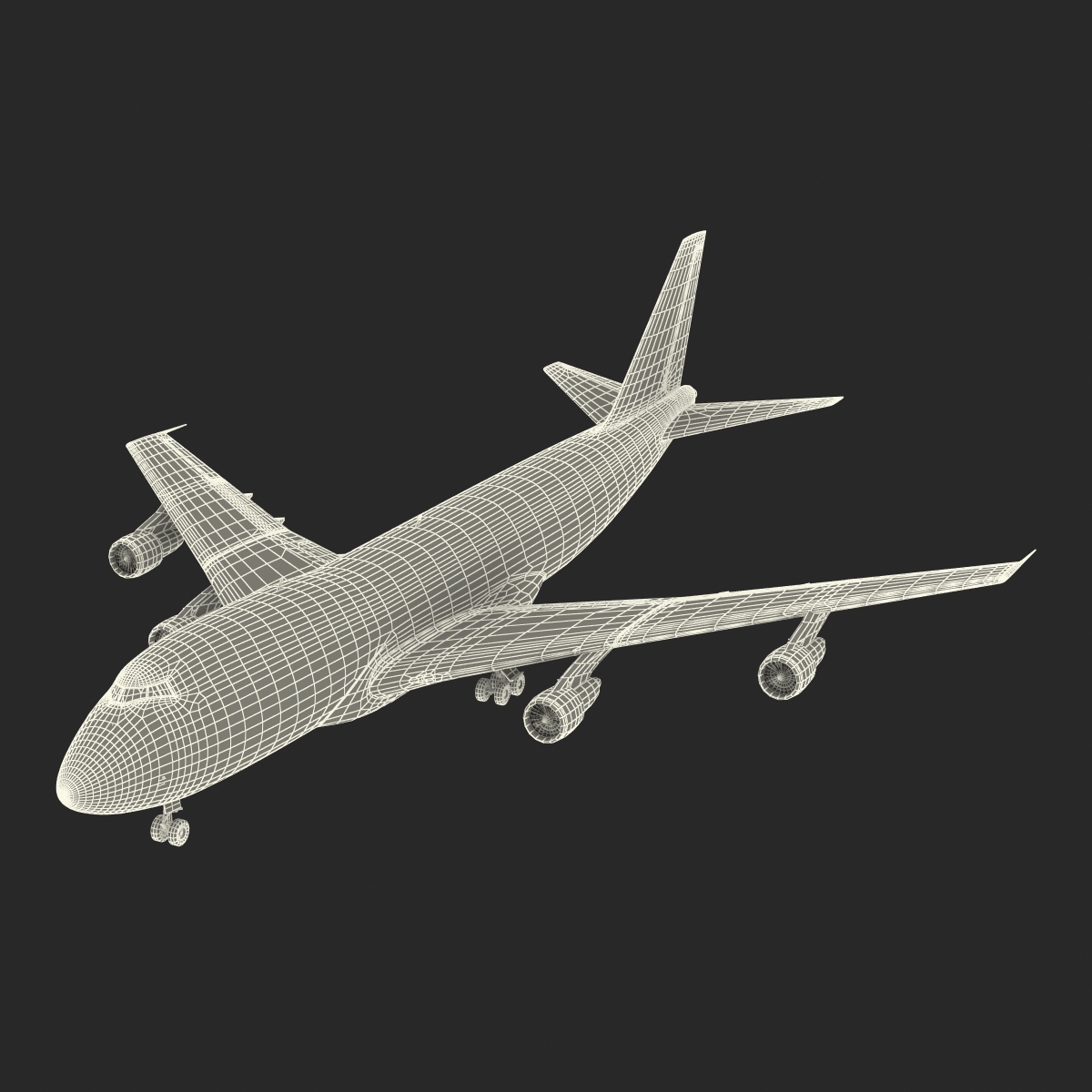 Boeing 747 100B KLM 3D model