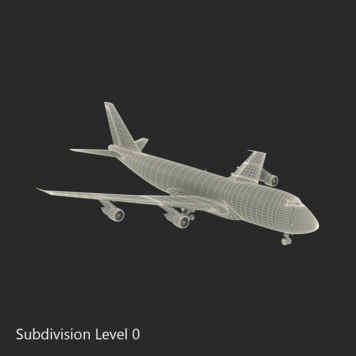 3D model Boeing 747 100B Lufthansa