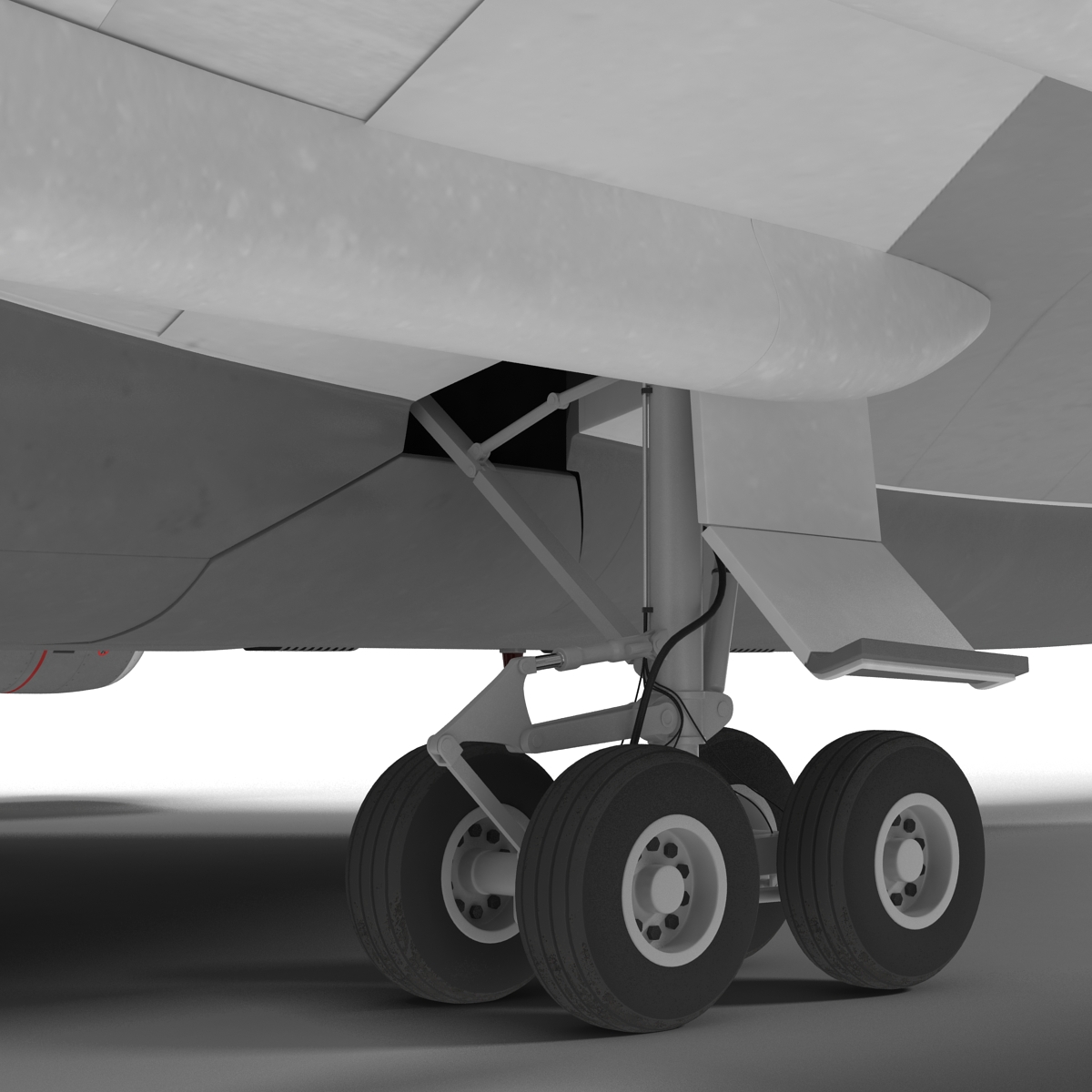 Boeing 747 100B Lufthansa Rigged 3D