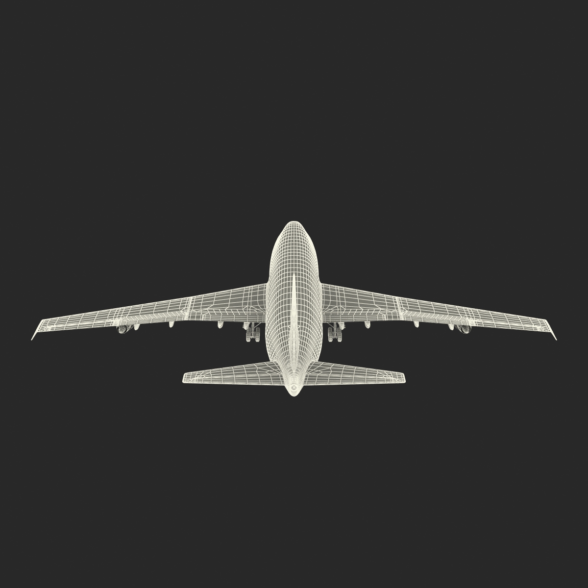 Boeing 747 100B Lufthansa Rigged 3D