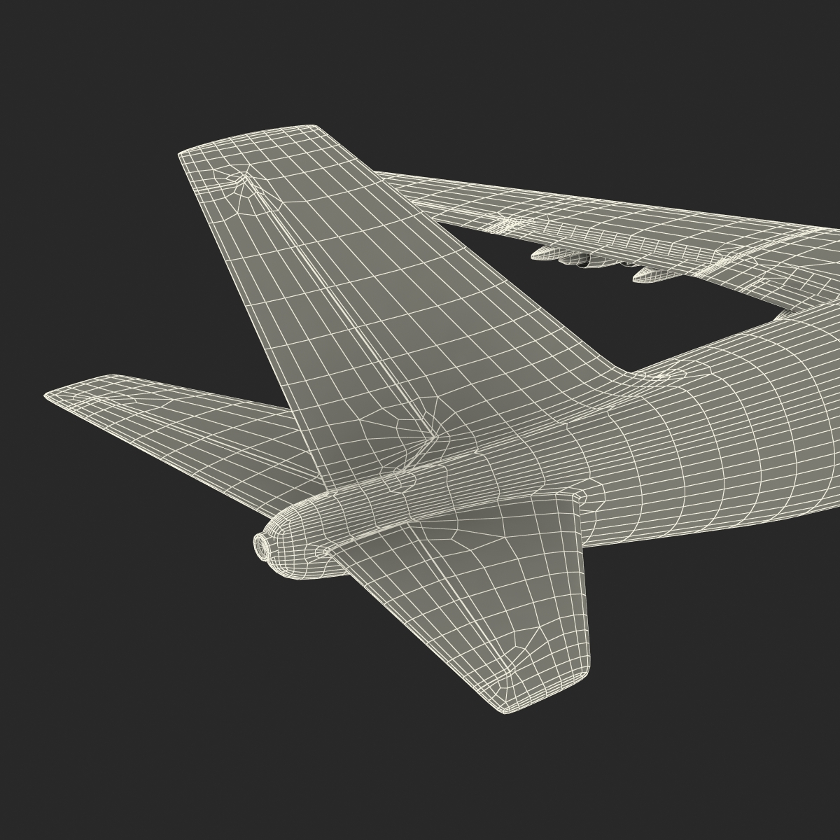 Boeing 747 100B Lufthansa Rigged 3D