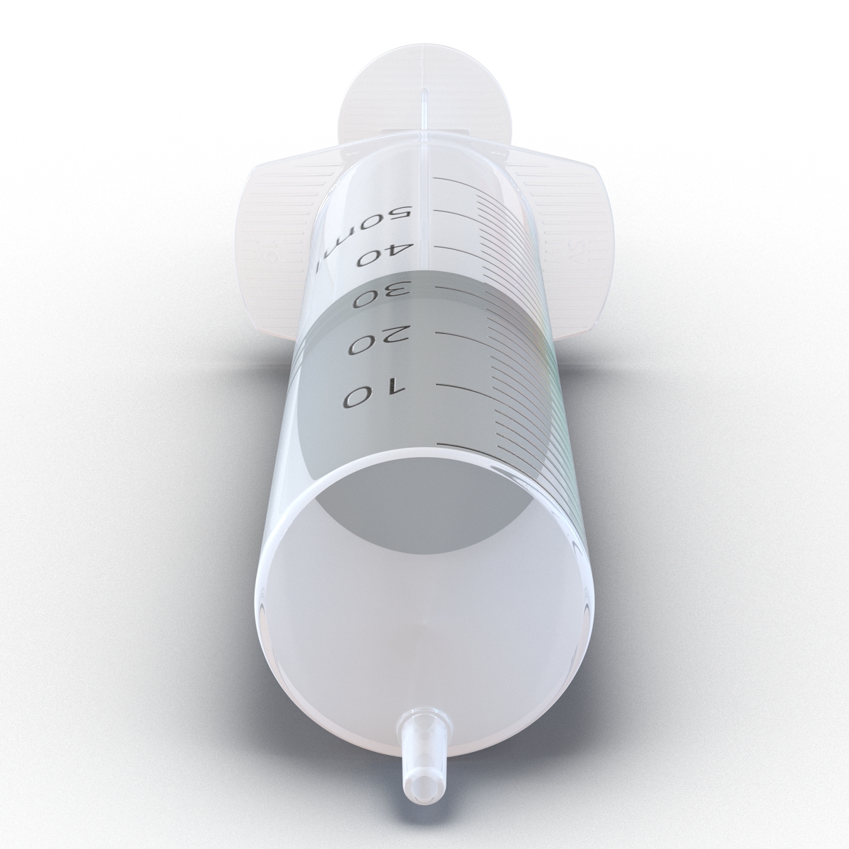 3D Disposable Syringe 50ml model