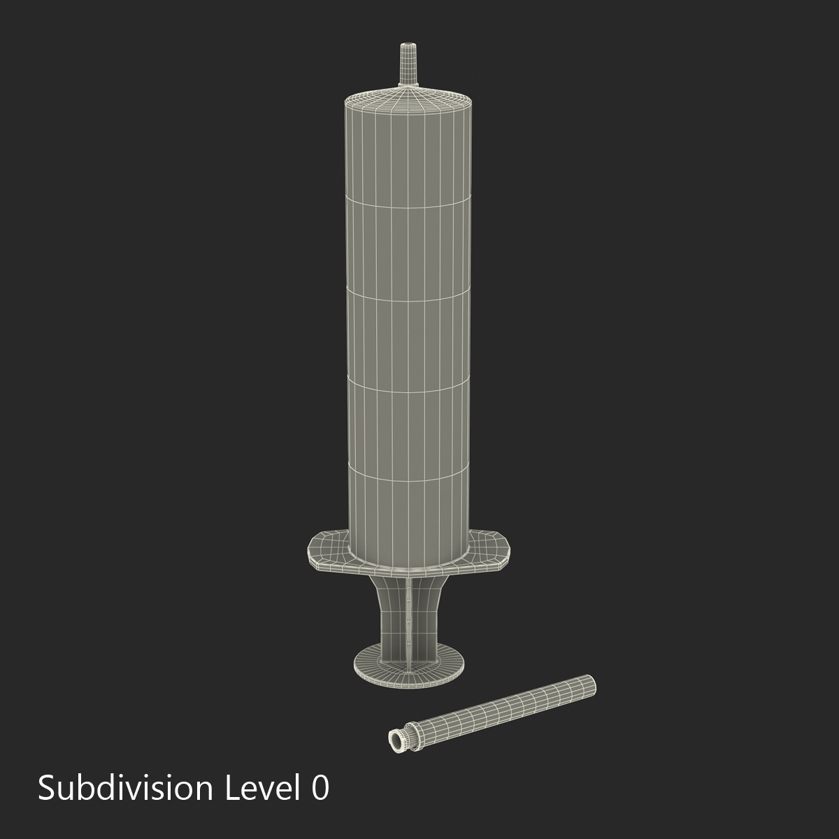 Disposable Syringe 50ml Set 3D