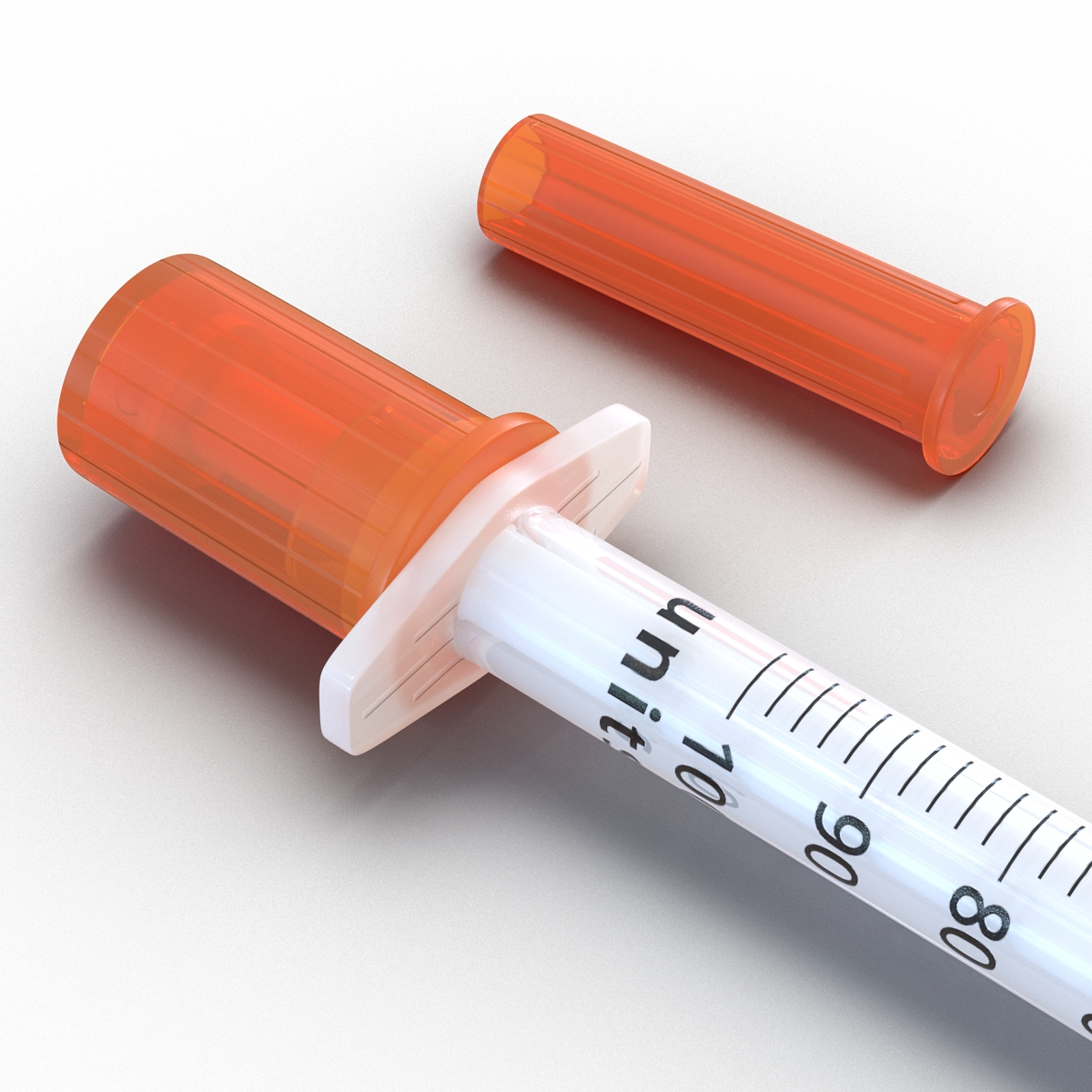 3D model Disposable Syringe 100 un