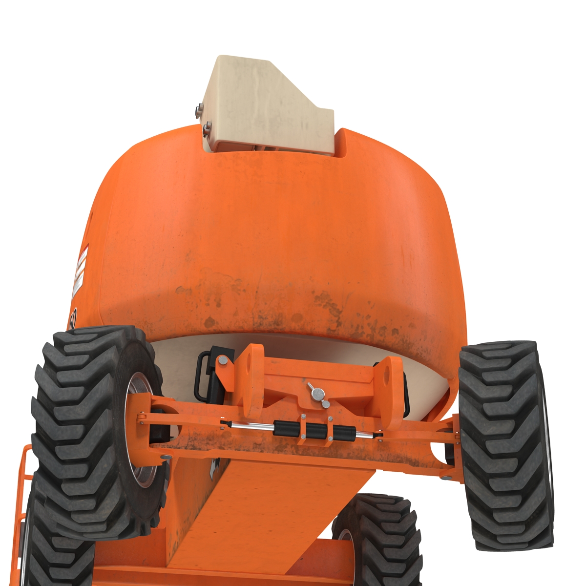 Telescopic Boom Lift Generic 2 Rigged 3D