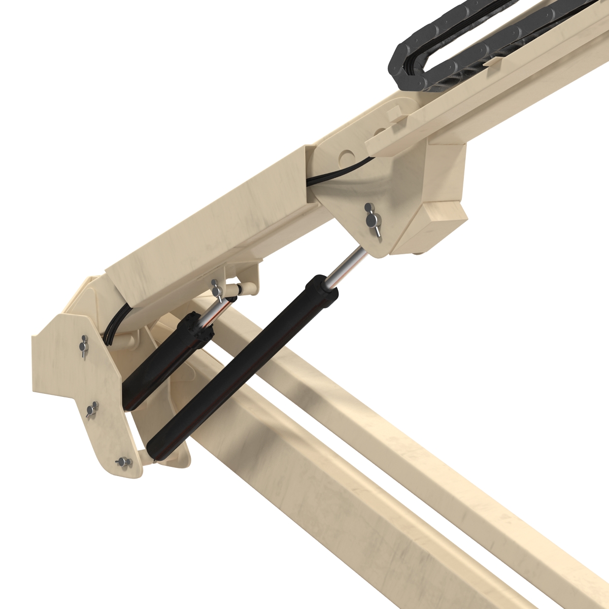 Telescopic Boom Lift Generic 2 Rigged 3D