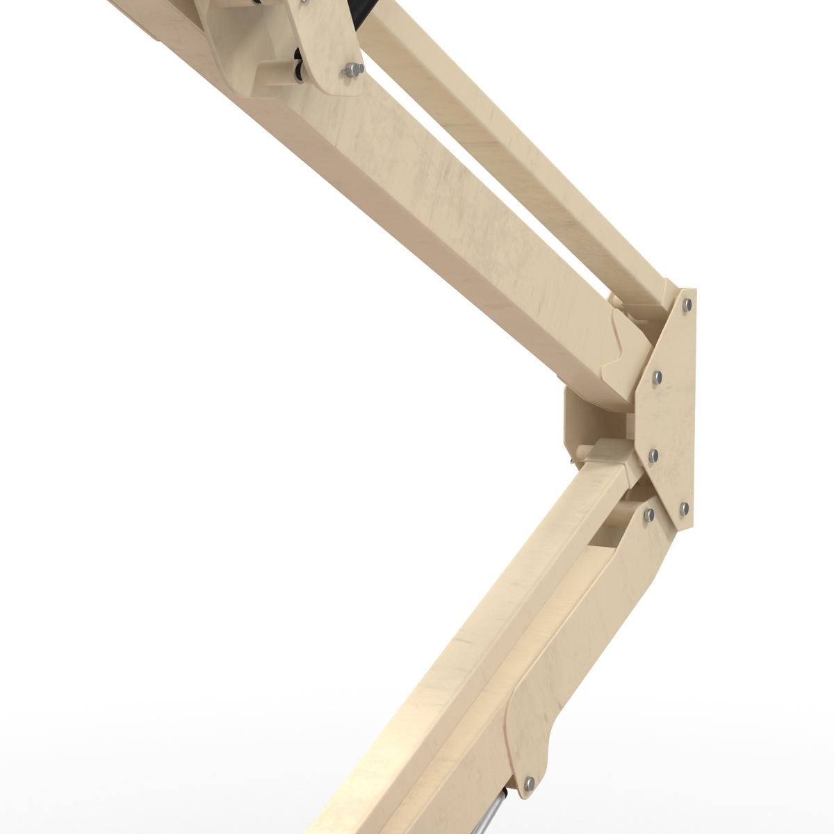 Telescopic Boom Lift Generic 2 Rigged 3D