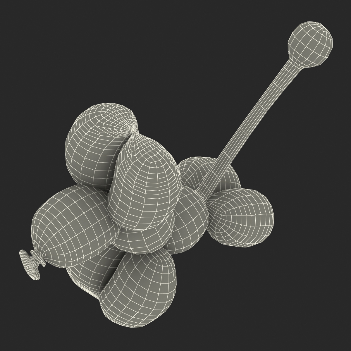 Balloon Poodle 3D model