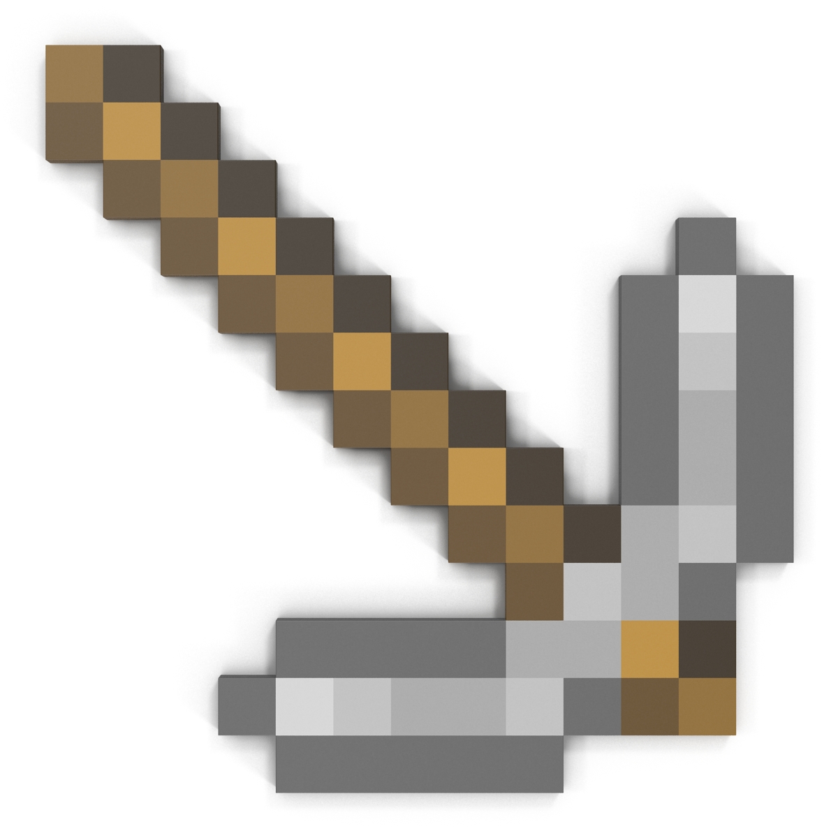 Minecraft Pickaxe 3D