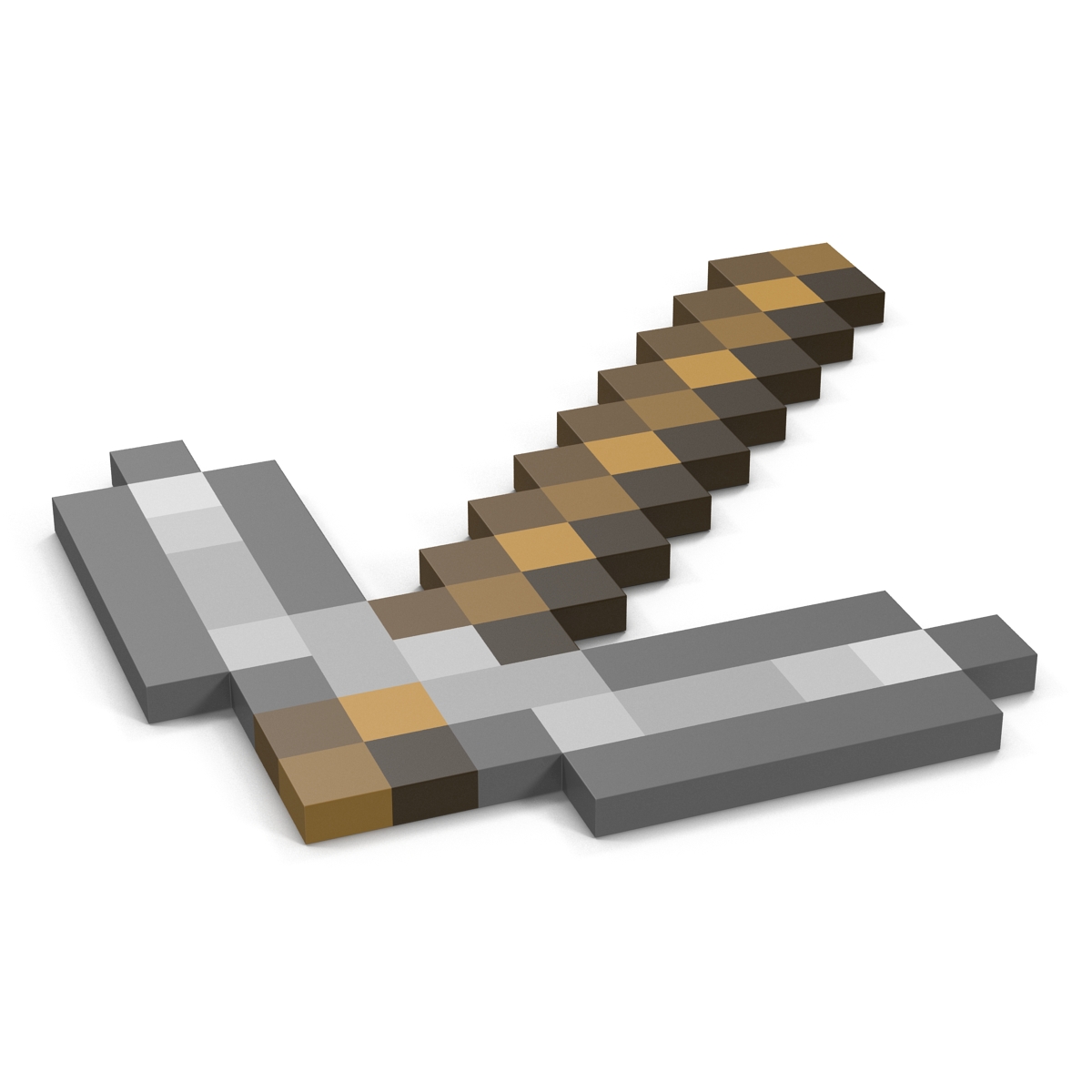 Minecraft Pickaxe 3D