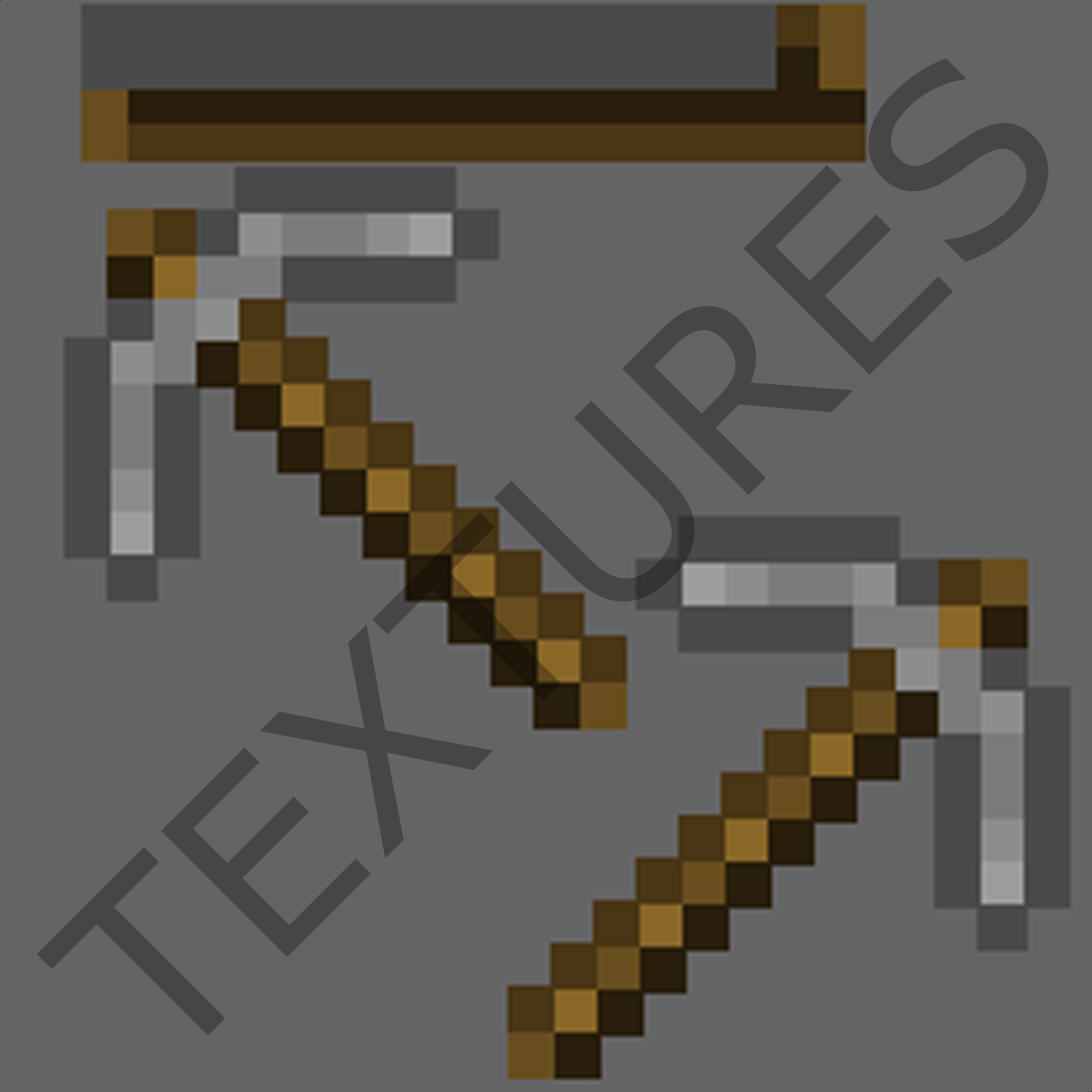 Minecraft Pickaxe 3D