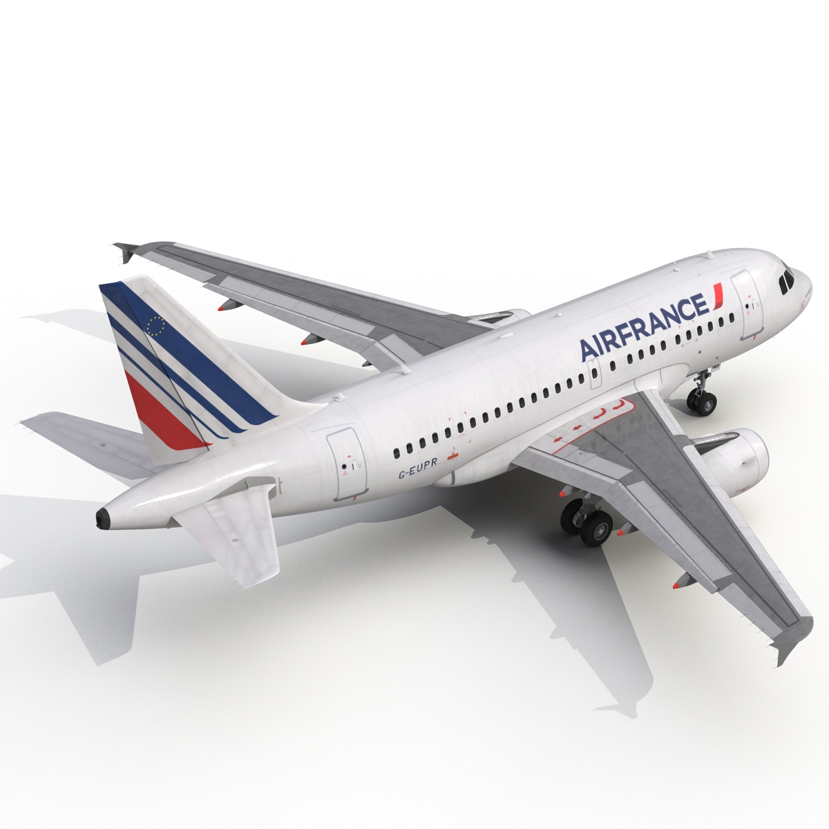 Airbus A318 Air France 3D