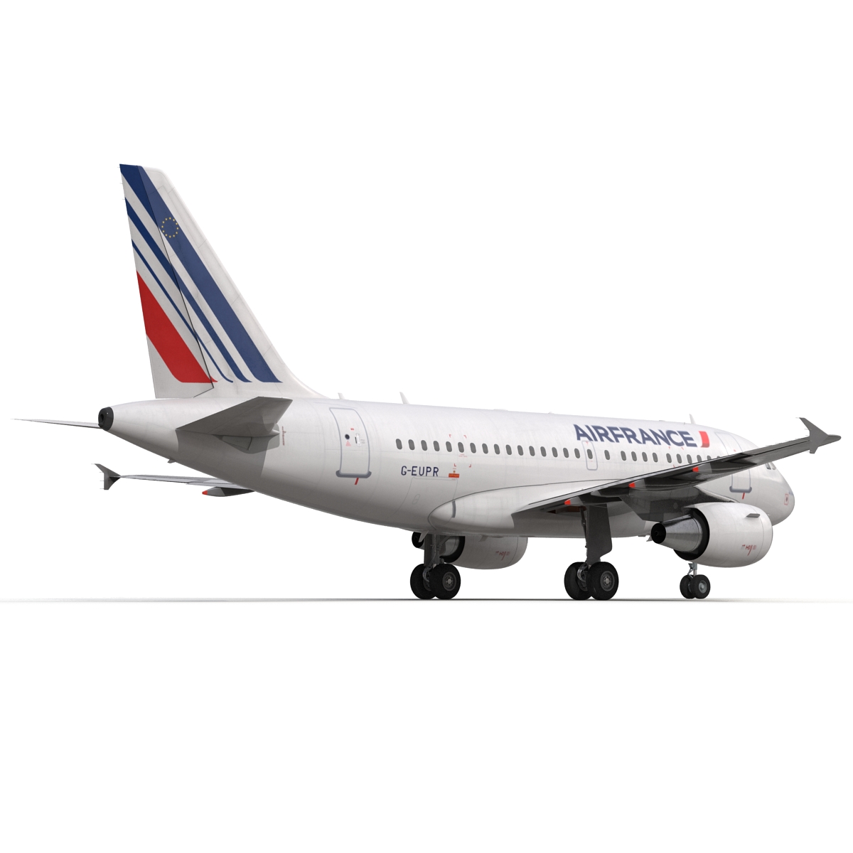 Airbus A318 Air France 3D