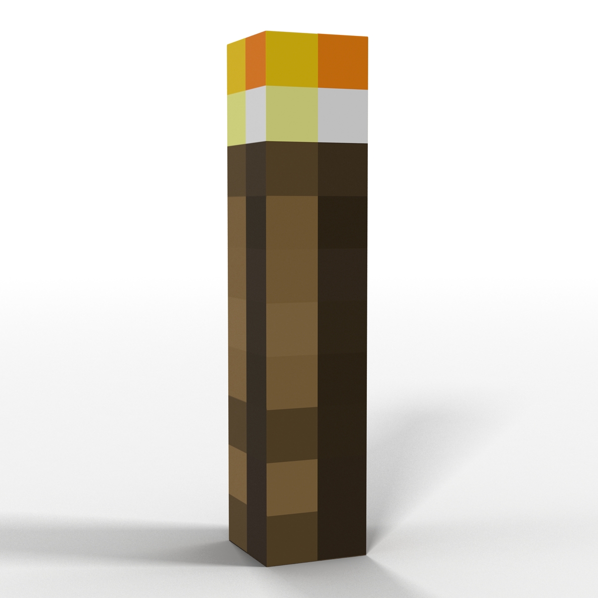 3D model Minecraft Torch