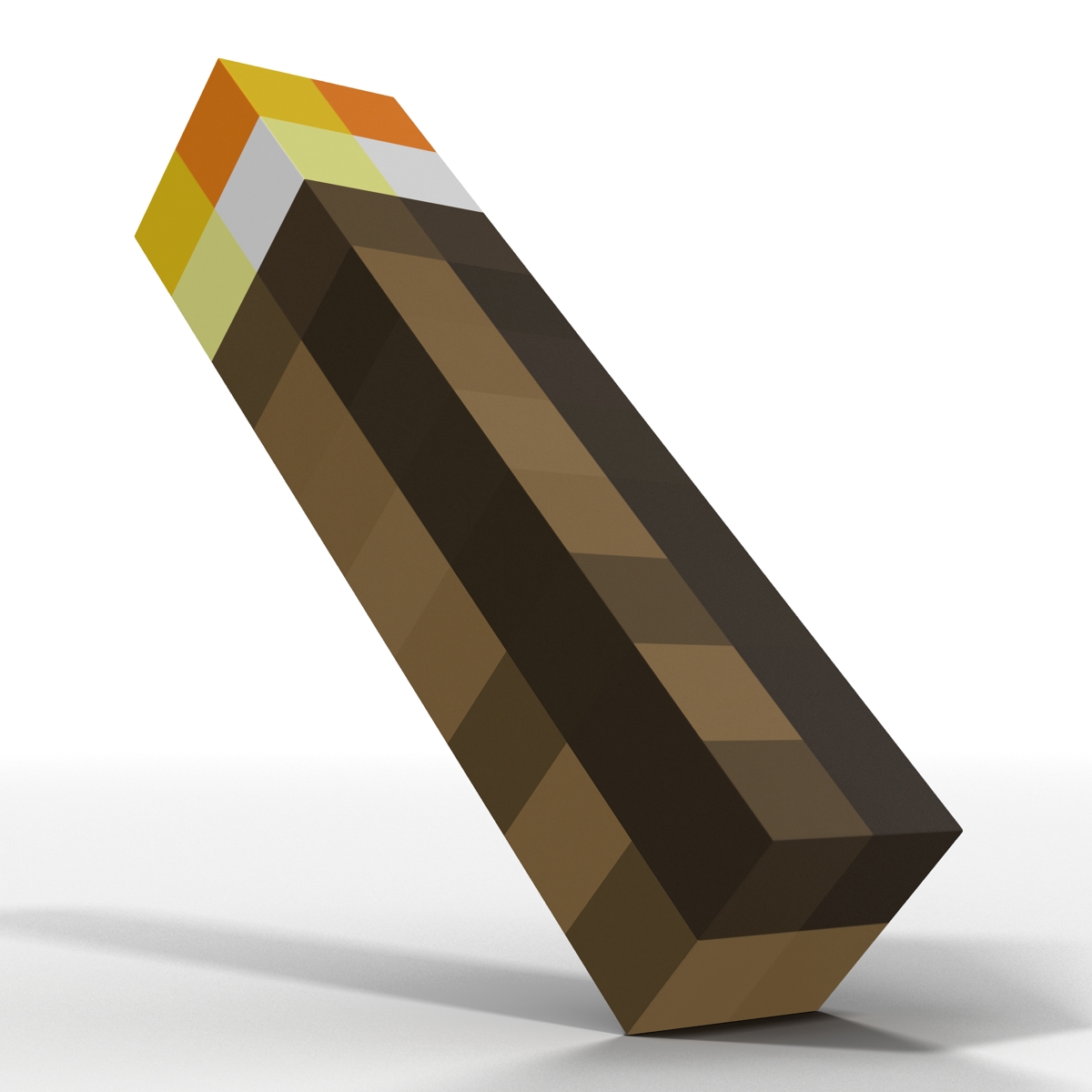 3D model Minecraft Torch