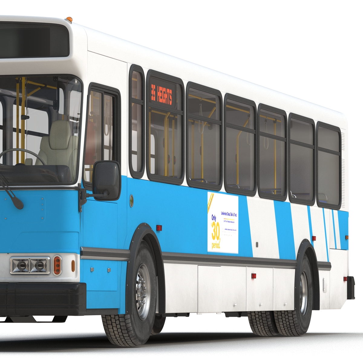 Orion V Transit Bus 3D model