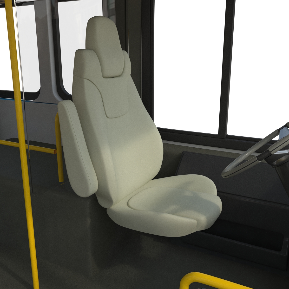 3D model Orion V Transit Bus Simple Interior