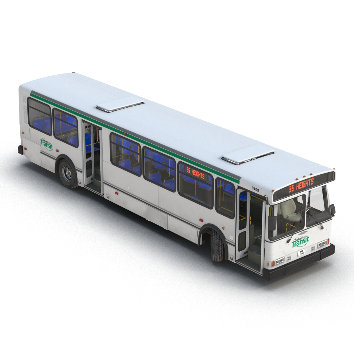 Orion V Transit Bus Durham Transit 3D model