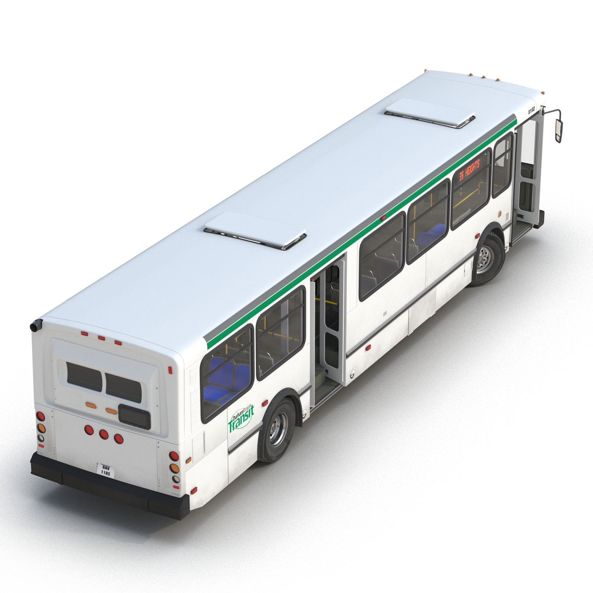 Orion V Transit Bus Durham Transit 3D model