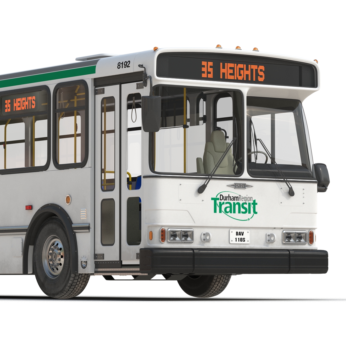 Orion V Transit Bus Durham Transit 3D model