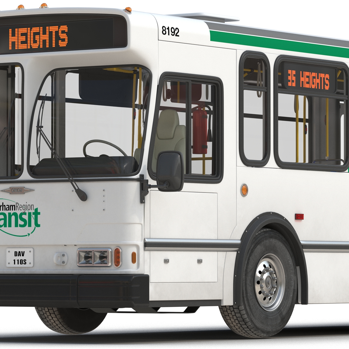 Orion V Transit Bus Durham Transit 3D model