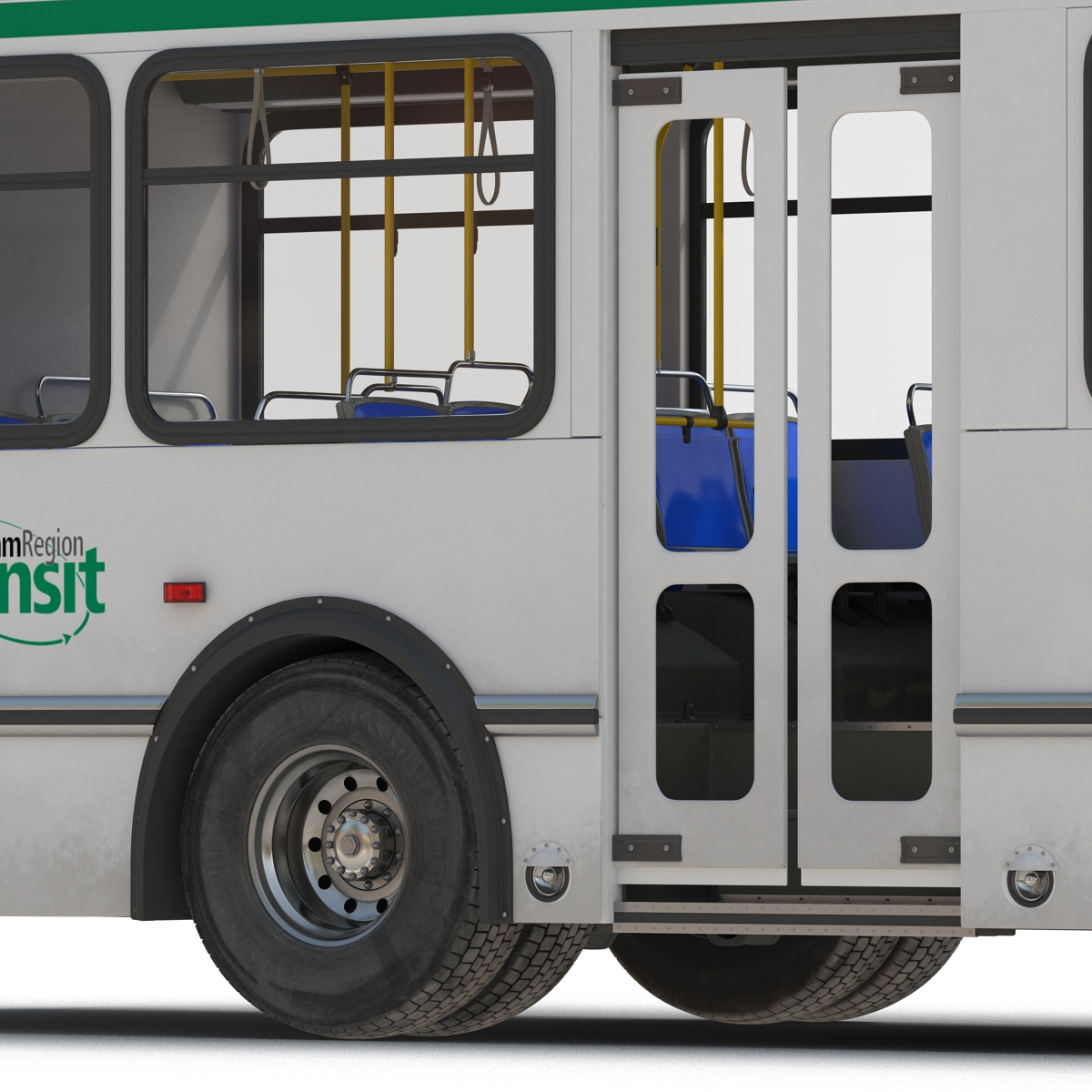 Orion V Transit Bus Durham Transit 3D model