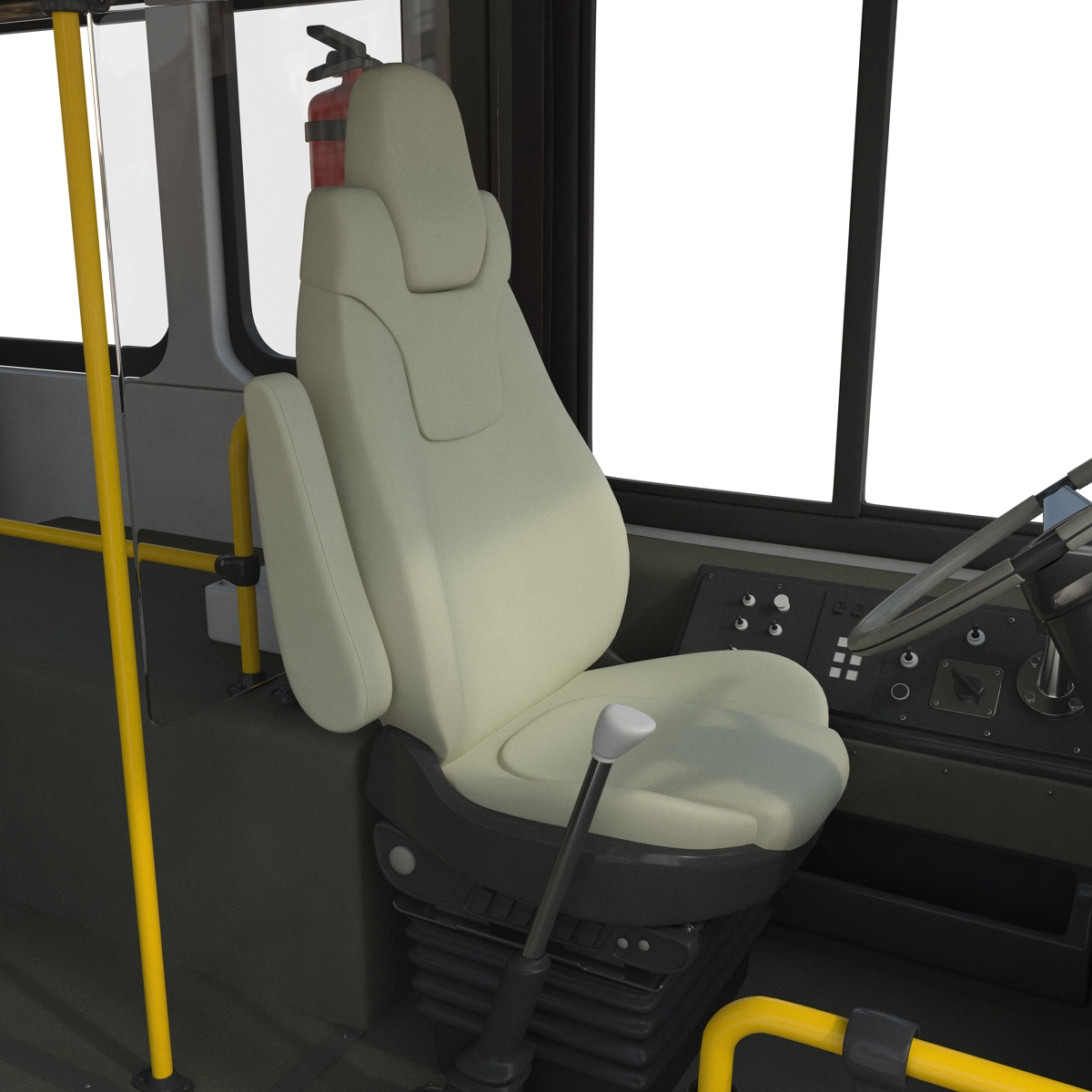 Orion V Transit Bus Durham Transit 3D model