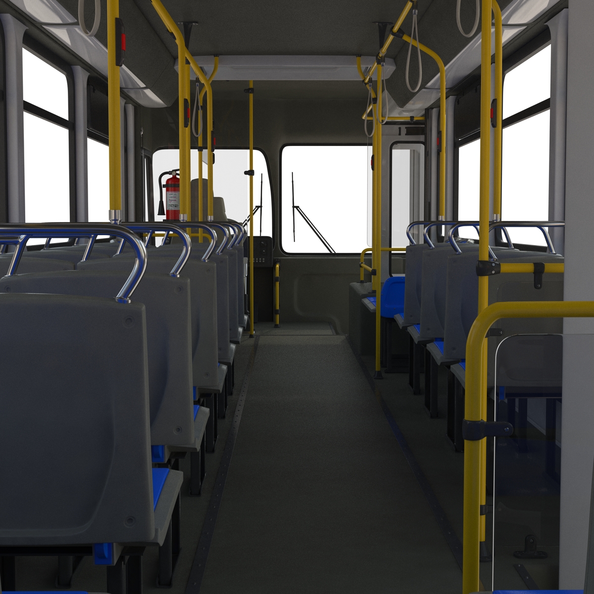 Orion V Transit Bus Durham Transit 3D model