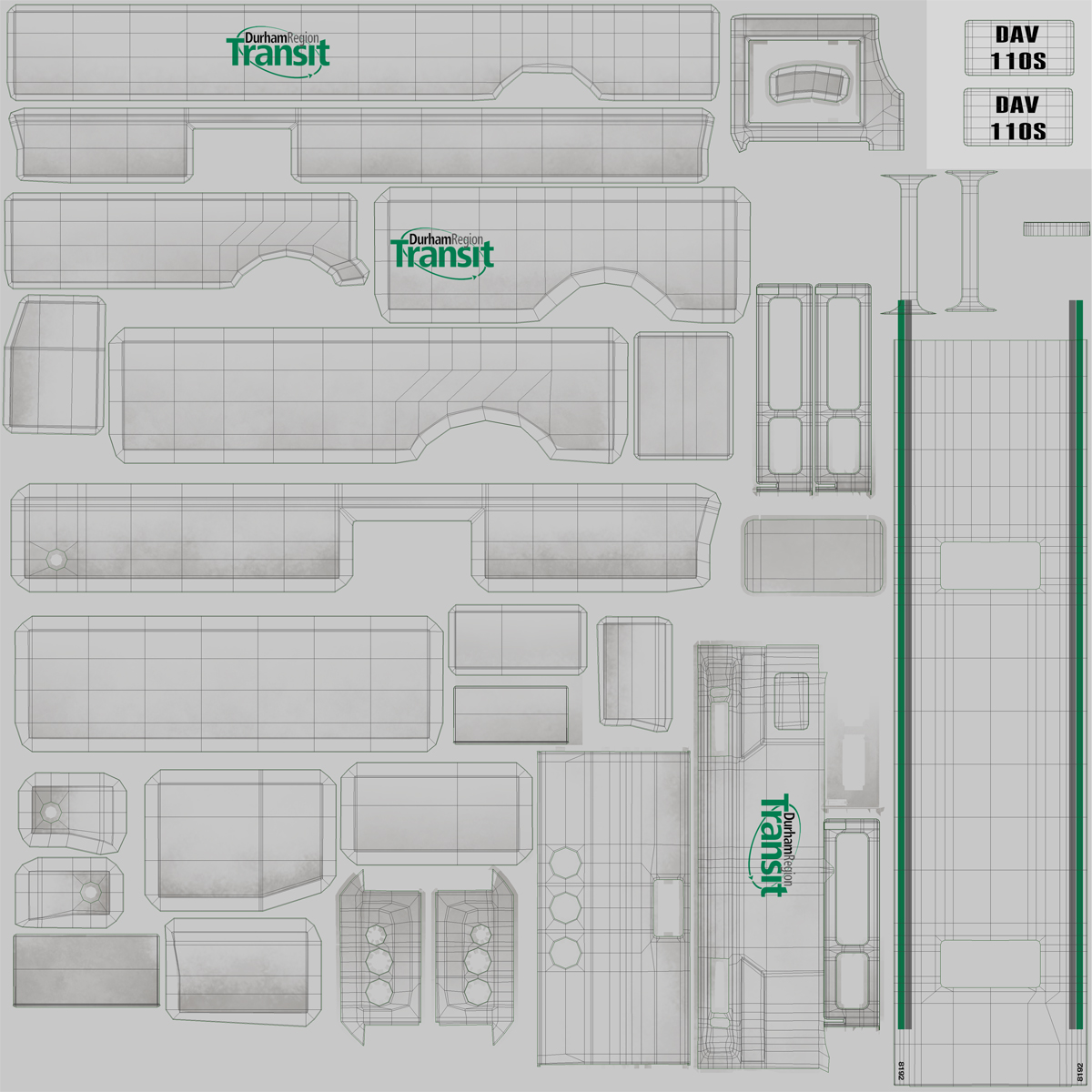 Orion V Transit Bus Durham Transit 3D model