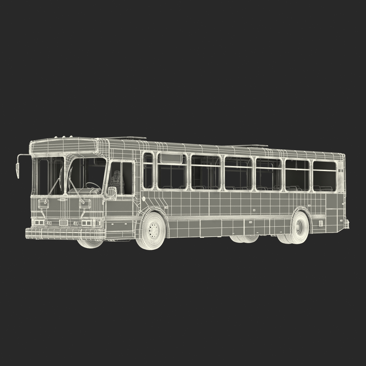 Orion V Transit Bus Durham Transit 3D model