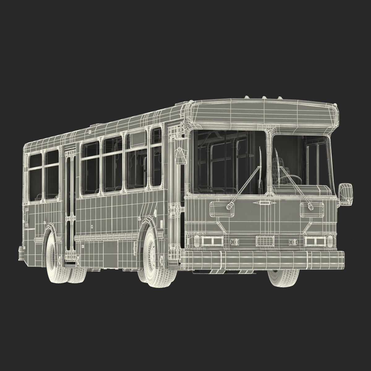 Orion V Transit Bus Durham Transit 3D model