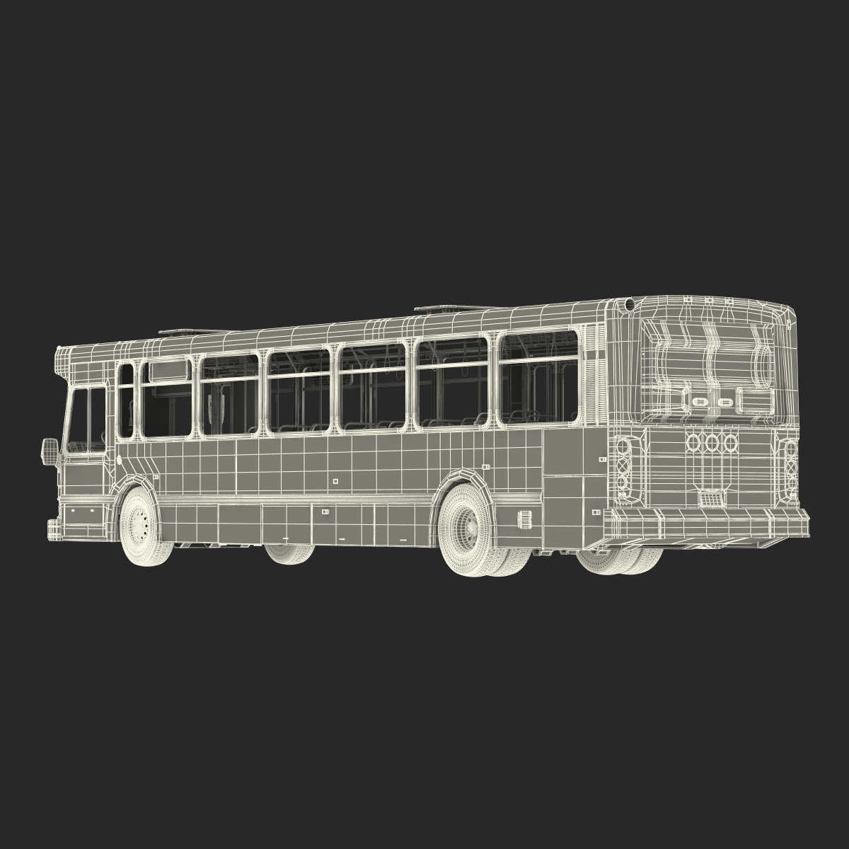 Orion V Transit Bus Durham Transit 3D model