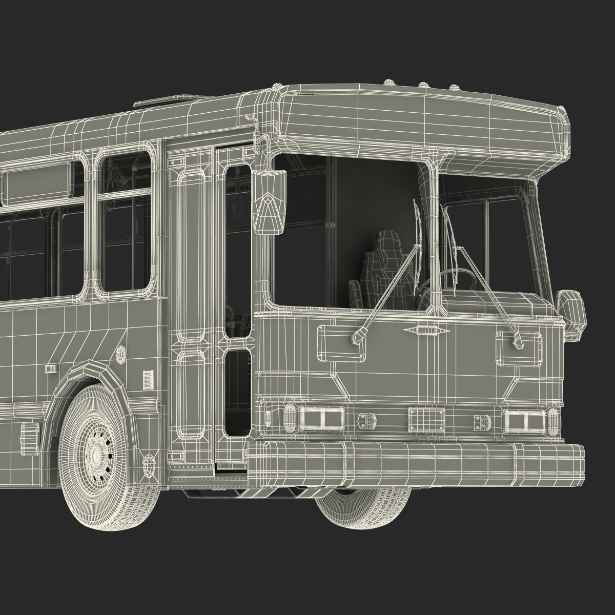 Orion V Transit Bus Durham Transit 3D model