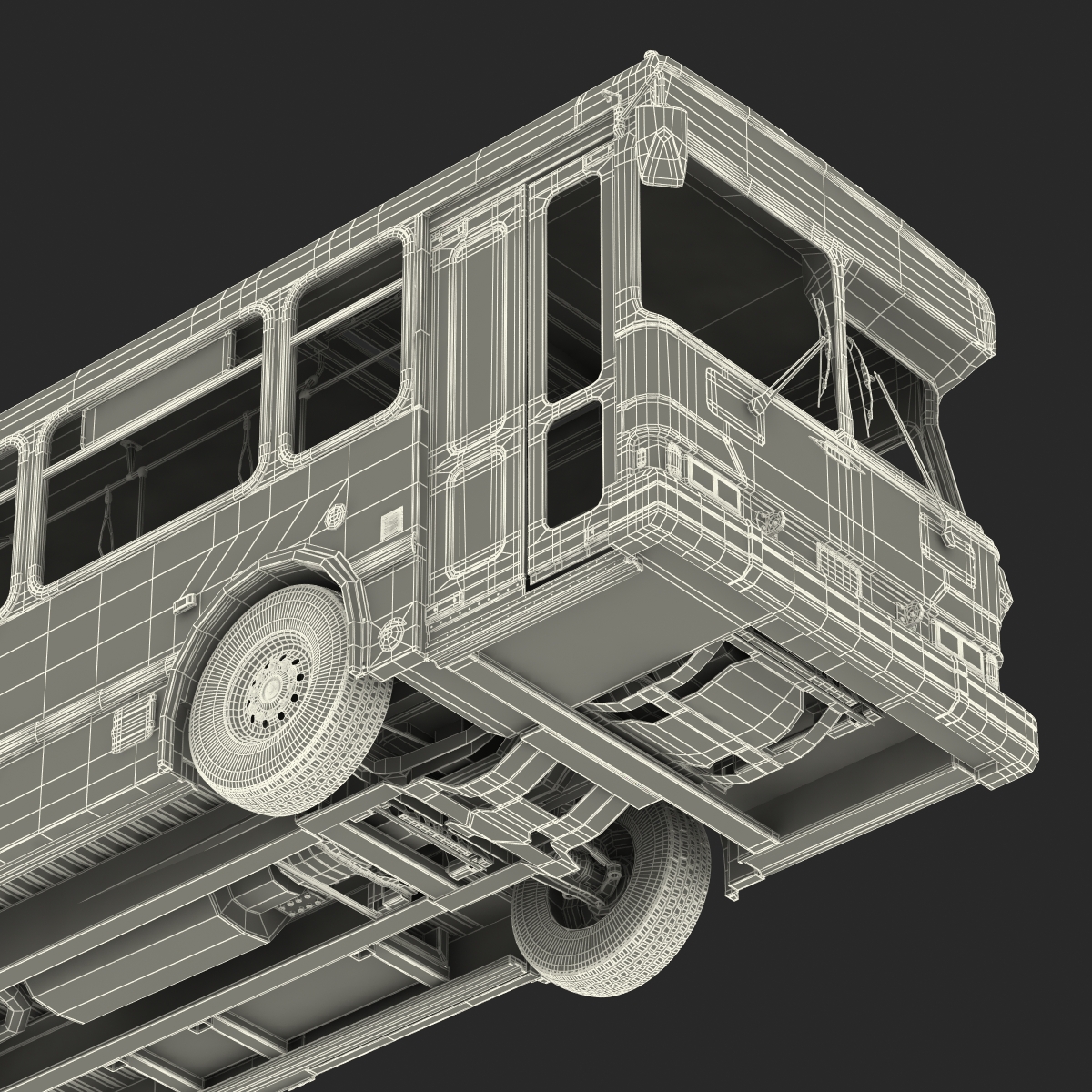 Orion V Transit Bus Durham Transit 3D model