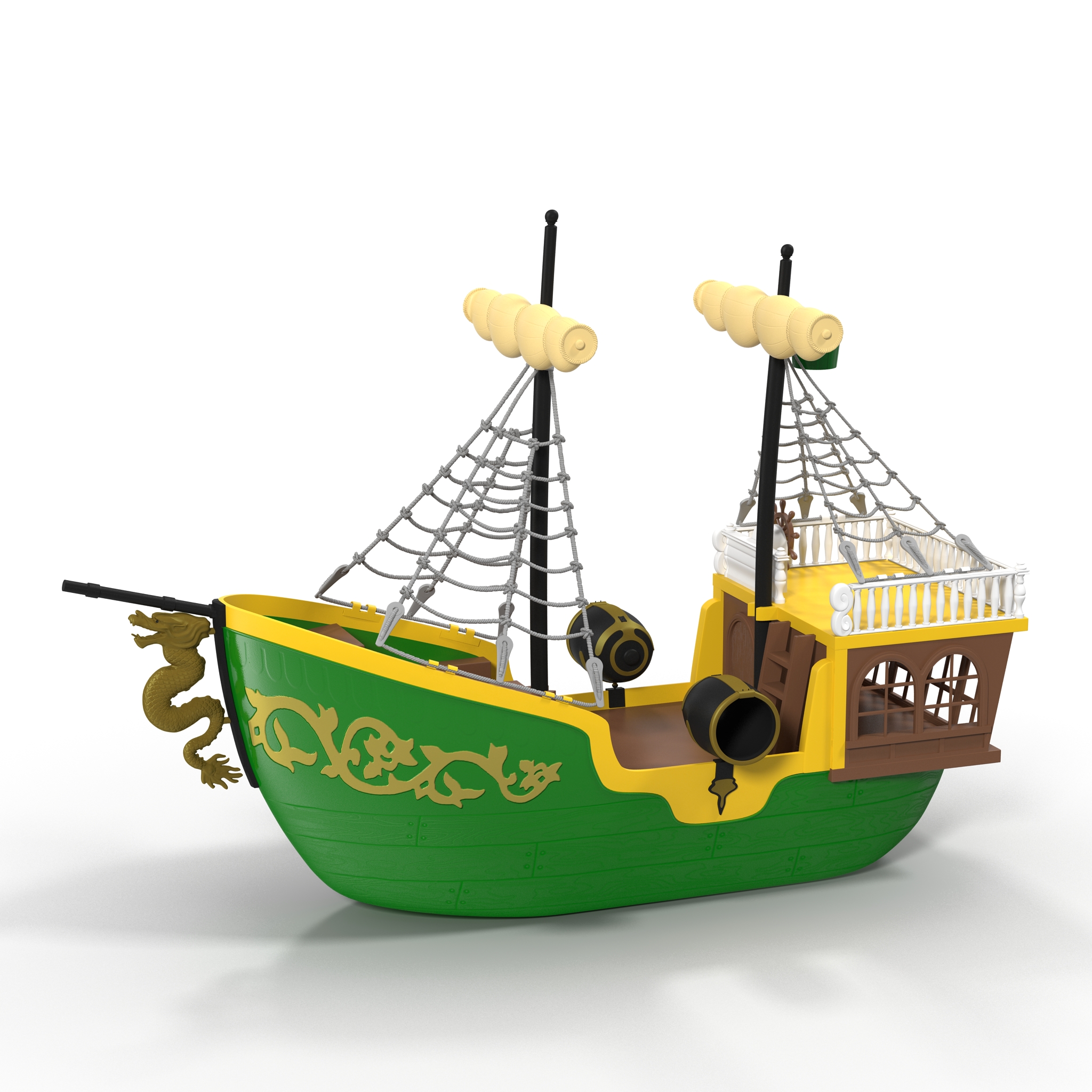 Toy Sailboat 3 3D model