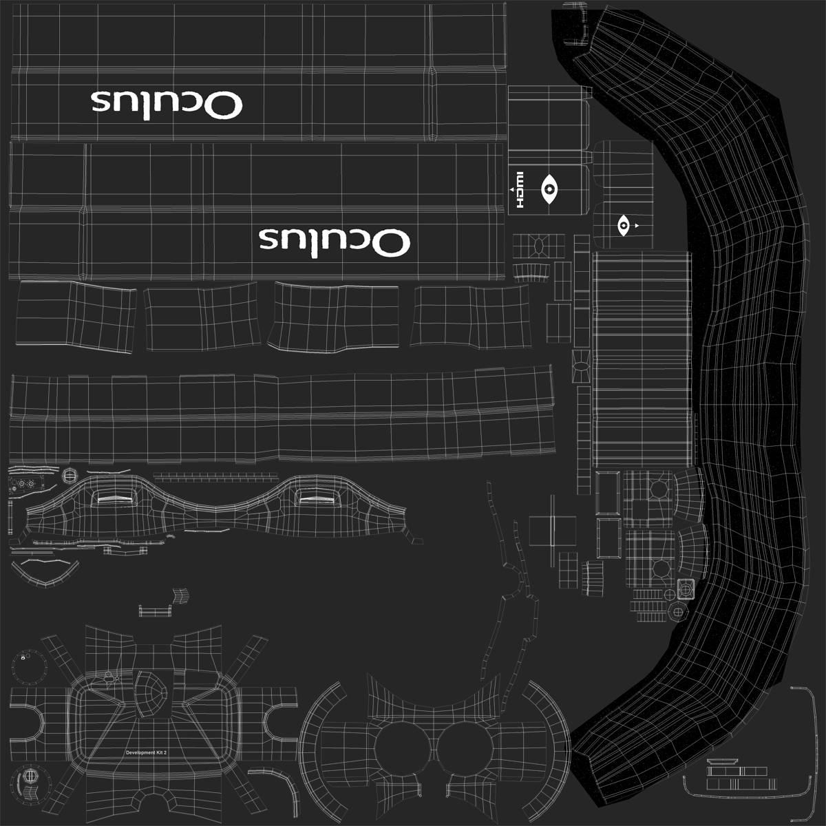 3D Oculus DK2 Development Kit