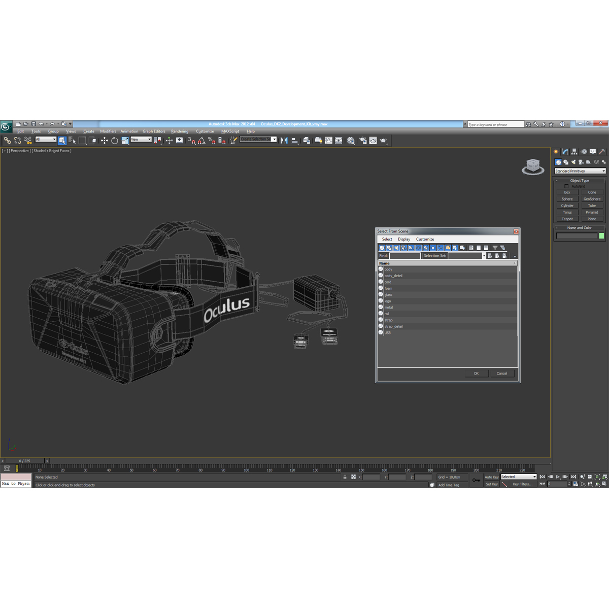 3D Oculus DK2 Development Kit