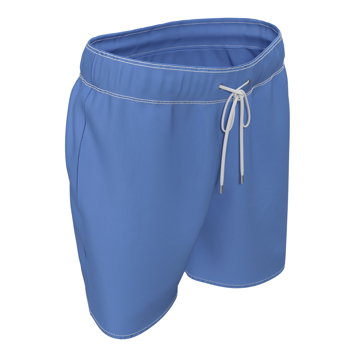 3D Mens Swim Trunks Blue