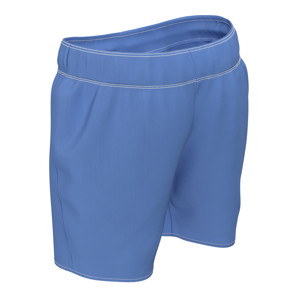 3D Mens Swim Trunks Blue